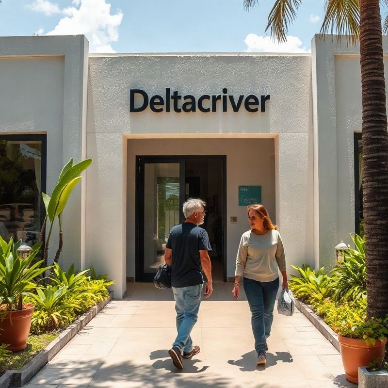 Entrada da Deltacriver em Lourdes
